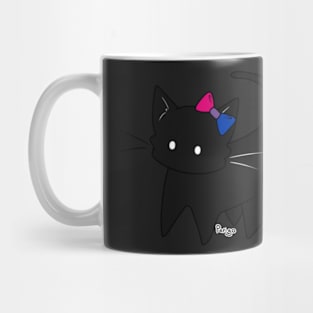 Bi Pride Ear Bow Kitty Mug